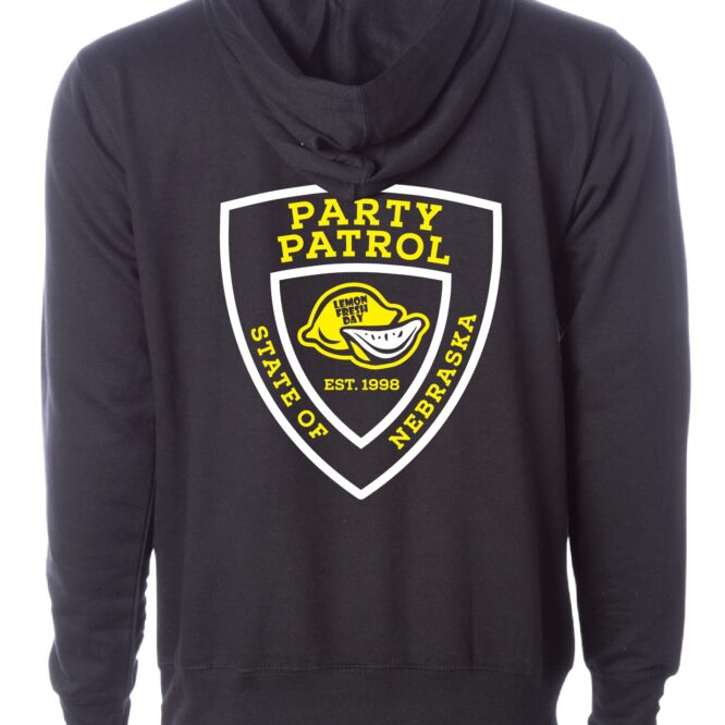 Mens LFD Party Patrol Hoodie - Black