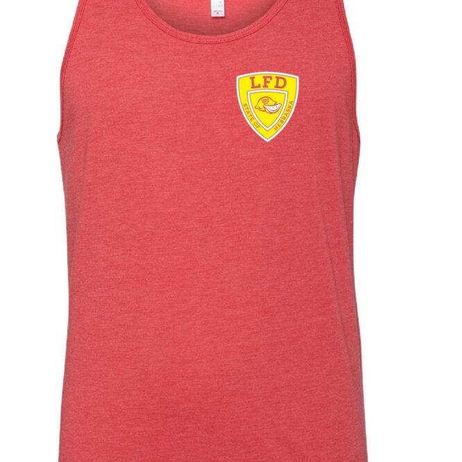 Men's LFD Party Patrol Tank - HEATHER RED